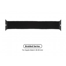 Ремешок Nylon ArmorStandart Braided Solo Loop для Apple Watch 38/40/41mm Charcoal Size 2 (120 mm) (ARM58060)
