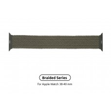 Ремешок Nylon ArmorStandart Braided Solo Loop для Apple Watch 38/40/41mm Inverness Green Size 2 (120 mm) (ARM58063)