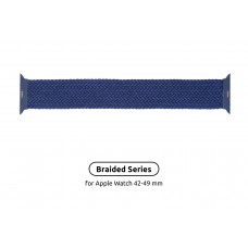 Ремешок Nylon ArmorStandart Braided Solo Loop для Apple Watch 42/44/45/49mm Atlantic Blue Size 10 (172 mm) (ARM58080)