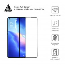 Защитное стекло Armorstandart Full Glue Curved для Oppo Reno5 Pro Black (ARM58119)
