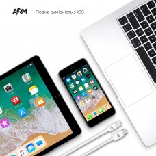 Кабель ArmorStandart AMQGJ2 Type-C-Lightning 3A 1m White (ARM58524)