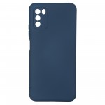 Чехол накладка ArmorStandart TPU ICON для Xiaomi Poco M3 Camera cover Dark Blue (ARM58549)