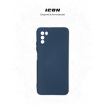 Чехол накладка ArmorStandart TPU ICON для Xiaomi Poco M3 Camera cover Dark Blue (ARM58549)