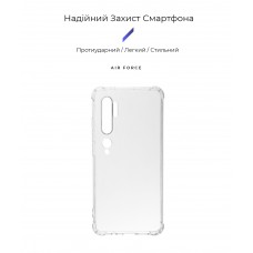Чехол накладка TPU Armorstandart Air Force для Xiaomi Mi Note 10 10 Pro Transparent (ARM58697)