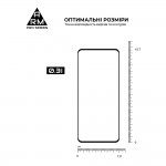 Защитное стекло Armorstandart Pro для Oppo A54 Black (ARM59071)