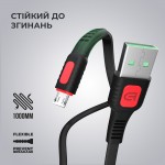 Кабель ArmorStandart AR15 USB-MicroUSB 2.4A 1m Black (ARM59535)