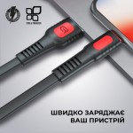 Кабель ArmorStandart AR15 USB-MicroUSB 2.4A 1m Black (ARM59535)
