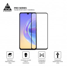 Защитное стекло Armorstandart Pro для Vivo V21 4G Black (ARM59538)