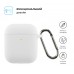 Чехол ArmorStandart TPU Ultrathin With Hook для кейса наушников Apple AirPods 2 White (ARM59695)