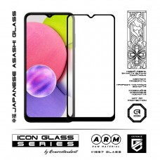 Защитное стекло Armorstandart Icon для Samsung A03s A037  Black (ARM59785)