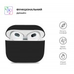 Чехол ArmorStandart TPU Ultrathin для кейса наушников Apple AirPods 3 Black (ARM60297)