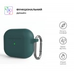 Чехол Armorstandart TPU Hang для кейса наушников Apple AirPods 3 Dark Green (ARM60309)