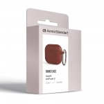 Чехол Armorstandart TPU Hang для кейса наушников Apple AirPods 3 Scarlet (ARM60323)