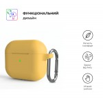 Чехол Armorstandart TPU Hang для кейса наушников Apple AirPods 3 Yellow (ARM60325)