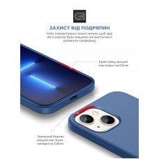 Чехол накладка TPU Armorstandart ICON2 для Apple iPhone 13 Blue Jay (ARM60476)