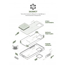 Чехол накладка TPU Armorstandart ICON2 для Apple iPhone 13 Pro Max Clover (ARM60503)