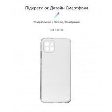 Чехол накладка TPU Armorstandart Air Series для Samsung A03 (A035) Camera cover Transparent (ARM60605)