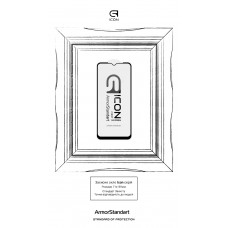 Защитное стекло Armorstandart Icon 3D для Samsung A03 Black (ARM60631)