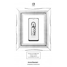 Защитное стекло Full Glue Armorstandart Icon для Samsung A03 Core (A032) Black (ARM60632)