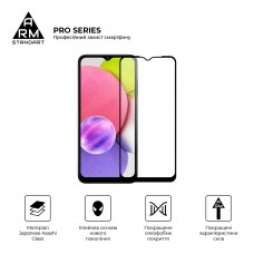 Защитное стекло Full Glue ArmorStandart Pro для Samsung A13 Black (ARM60680)