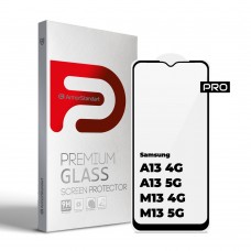 Защитное стекло Full Glue ArmorStandart Pro для Samsung A13 Black (ARM60680)
