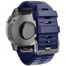 Ремешок TPU Armorstandart 26mm для Garmin Fenix 5x 6x Dark/Blue (ARM60804)