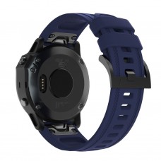 Ремешок ArmorStandart Silicone для Garmin 20mm Dark Blue (ARM60810) Ремешок ArmorStandart Silicone для Garmin 20mm Dark Blue (ARM60810)