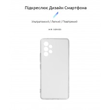 Чехол накладка TPU Armorstandart Air Series для Samsung A53 5G (A536) Camera cover Transparent (ARM60886)