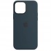 Чехол накладка TPU Armorstandart Silicone Case для Apple iPhone 13 Pro Max Abyss Blue (ARM60963)
