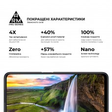 Защитное стекло ArmorStandart Pro для Oppo A96 Black (ARM61037)