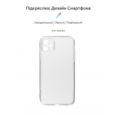 Чехол накладка TPU Armorstandart Air Series для Apple iPhone 11 Camera cover Transparent (ARM61046)