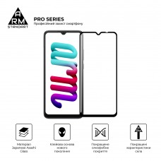 Защитное стекло Armorstandart Pro 3D для Xiaomi Redmi 10C Black (ARM61297)