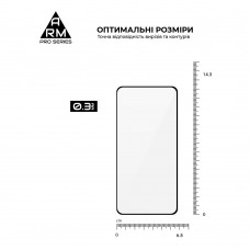Защитное стекло Armorstandart Pro 3D для Samsung S22 5G (SM-S901) Black (ARM61323)