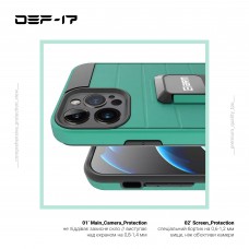 Чехол накладка TPU + PC Armorstandart DEF17 для Apple iPhone 13 Pro Max Military Green (ARM61343)