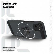 Чехол накладка TPU + PC Armorstandart DEF17 для Samsung A03 (A035) Black (ARM61350)
