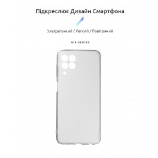 Чехол накладка TPU Armorstandart Air Series для Samsung M33 5G (M336) Camera cover Transparent (ARM61647)