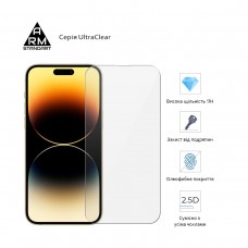 Защитное стекло 2.5D ArmorStandart Glass.CR для Apple iPhone 14 Pro (ARM61976) Transparent