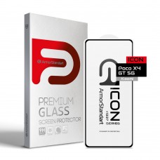 Защитное стекло Armorstandart Icon 3D для Xiaomi Poco X4 GT Black (ARM62077)