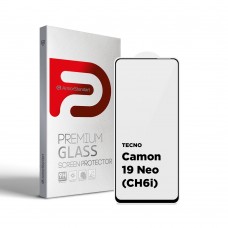 Защитное стекло ArmorStandart Full Glue для Tecno Camon 19 Neo (CH6i) Black (ARM62087)