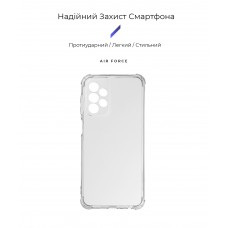 Чехол накладка TPU Armorstandart Air Force для Samsung A23 4G (A235) A23 5G (A236) Camera cover Transparent (ARM62091)