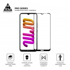 Защитное стекло ArmorStandart Pro для Nokia C21 Plus Black (ARM62198)