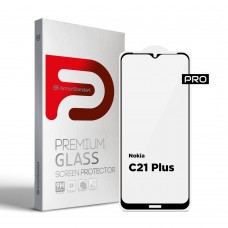 Защитное стекло ArmorStandart Pro для Nokia C21 Plus Black (ARM62198)