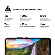 Защитное стекло ArmorStandart Pro для Nokia C21 Plus Black (ARM62198)
