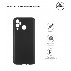 Чехол накладка TPU Armorstandart Matte Slim Fit для Infinix Hot 12 Play (X6816D) Camera cover Black (ARM62269) Чехол накладка TPU Armorstandart Matte Slim Fit для Infinix Hot 12 Play (X6816D) Camera cover Black (ARM62269)