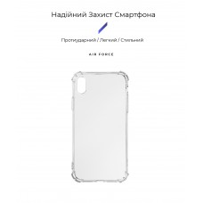 Чехол накладка TPU Armorstandart Air Force для Apple iPhone Xr Transparent (ARM62370)