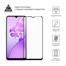Защитное стекло ArmorStandart Full Glue для Realme C31 / C35 Black (ARM62692)