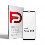Защитное стекло ArmorStandart Full Glue для Xiaomi Poco C40 Black (ARM62954)