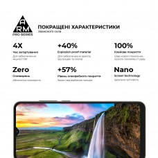 Защитное стекло ArmorStandart Pro для ZTE Blade A52 Black (ARM63117)