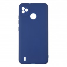 Чехол накладка TPU Armorstandart Matte Slim Fit для Tecno POP 5 Camera cover Blue (ARM63190)