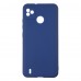 Чехол накладка TPU Armorstandart Matte Slim Fit для Tecno POP 5 Camera cover Blue (ARM63190)
